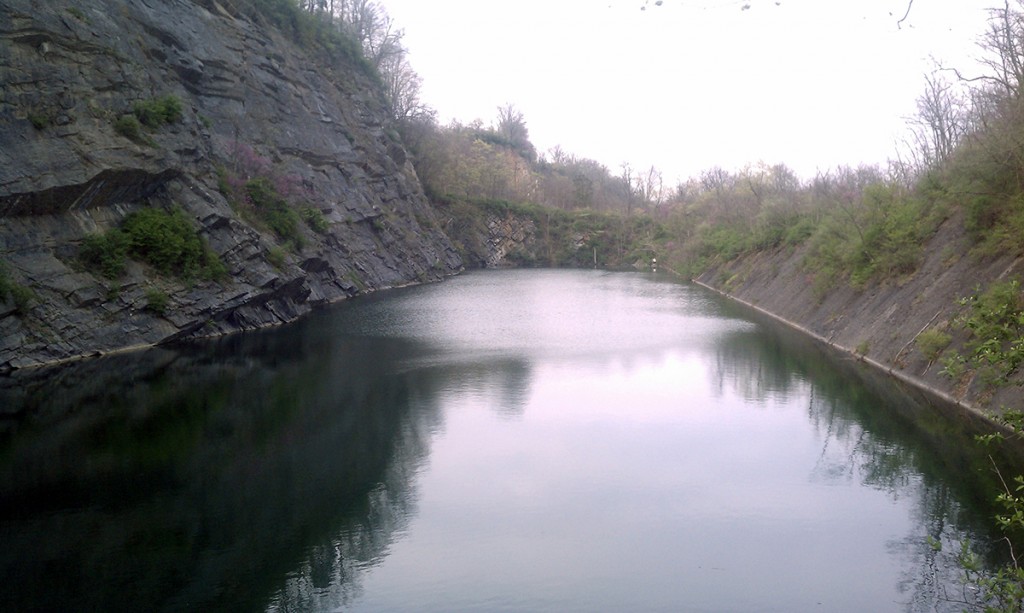 The Blue Hole in 2012, from the southwest end